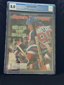 SPORTS ILLUSTRATED MAGAZINE - JAN 23 1984 - WAYNE GRETZKY - CGC GRADED 8.0 - Picture 1 of 3