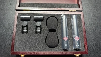Стереофонический набор Neumann KM184 MT в матовых черных маленьких диафрагменных конденсаторных микрофонах - Изображение 1 из 4