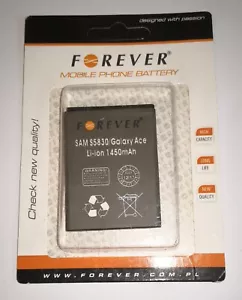 Handy-Akku für Samsung Galaxy Ace S5830, S5670, S5660, 1.450 mAh, Li-Ion Battery - Bild 1 von 3