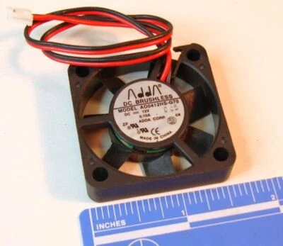 NEW ADDA 12 VDC COOLING FAN AD0412HS-G70, 40 x 10 mm mini muffin (5-20 pcs) - Image 1 of 4