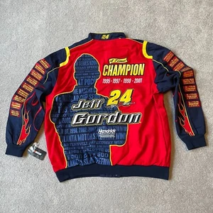 Vintage Jeff Gordon Nascar Jacket Mens 2XL Champion Cup Racing JH Design #24 New - Picture 1 of 21
