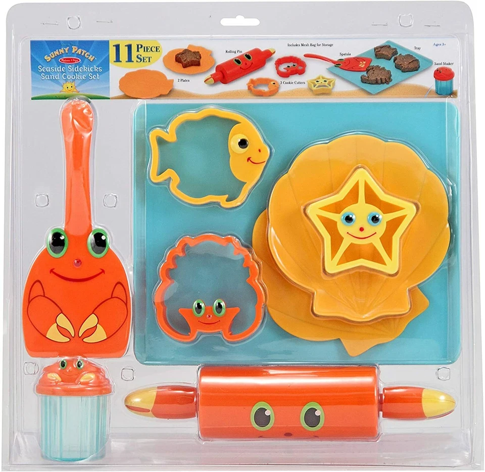 Melissa & Doug Sunny Patch Juego de Galletas de Juguete de Arena, 11 Piezas, Edades 3+ NUEVO Foto 1 de 1