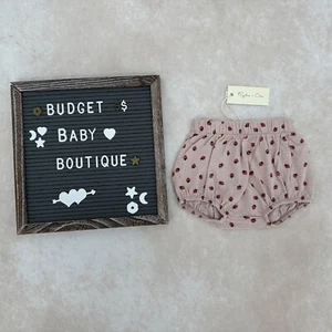 NWT RYLEE + CRU Strawberry Bloomers Size 3-6 Months - Picture 1 of 3