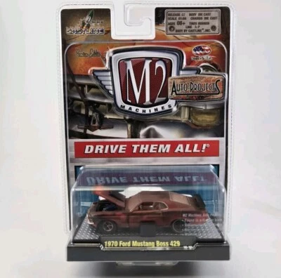 M2 Machines Auto-Projects 1970 Ford Mustang Boss 429 10-12 1/64 - Image 1 of 4