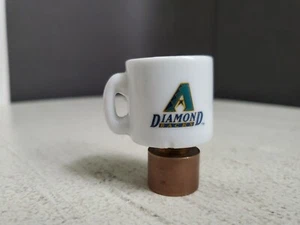 MINIATURE ARIZONA DIAMOND BACKS MINI CERAMIC GUMBALL CUP 1.25" TALL MLB BASEBALL - Picture 1 of 9