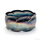 Vintage Serviettenring oval, versilbert | 5,5x3cm