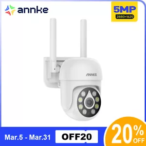ANNKE 5MP WiFi Security Camera Wireless Two Way Audio Color Night Vision AU Plug - Picture 1 of 14