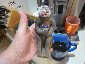 Vintage Clay Monkey w/ Painted Face - Picture 1 of 23