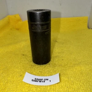 Snap On SIMFM19 3/8" Drive Deep 6-Point 19mm Impact Socket - Picture 1 of 7