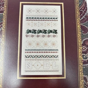 Paquete de muestras de folleto punto de cruz Just Nan Crystal Noel con paquete de cuentas fuera de stock - Imagen 1 de 3