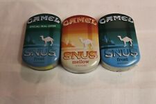 Lot of Three Camel SNUS Tins, Crafts, Storage 🐫 🐪 2 Frost and 1 Mellow