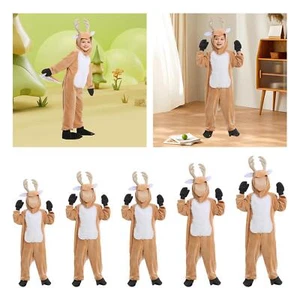 Christmas Costume, Reindeer Costume, Jumpsuit for Children And Adults, Clothing - Picture 1 of 36