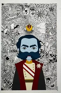 K30) Österreich 2024 Hackatao Kaiser Franz Joseph Farbe blau postfrisch 6-stell. - Bild 1 von 2