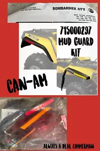 715000297 Can-Am Mud Guard Kit RIGHT / LEFT /BACK / FRONT MUDGUARD DEFLECTOR NEW - Bild 1 von 8