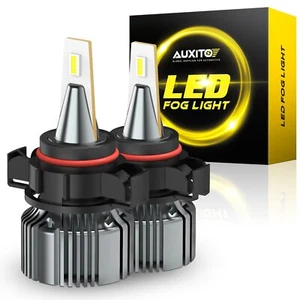 AUXITO 2X 5202 H16 LED Fog Light Bulb 6000K Pure White 4000LM Fanless Customized - Imagen 1 de 10