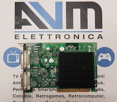 Scheda video AGP Matrox Millennium Parhelia P650 G550 G450 G400 Dual-Head DVI - Immagine 1 di 2