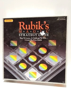 Rubik's Magic Strategy Game - 100% Complete 1987 Matchbox 8350 - Image 1 of 3