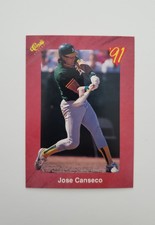 JOSE CANSECO 1991 Classic Baseball Trivia T 19 Oakland Athletics Free Shipping