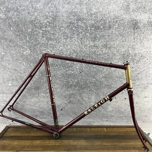 Vintage  Raleigh Olympian Frame Set 59 cm 23" Tall Large Tour Lugged Steel 130 - Picture 1 of 20
