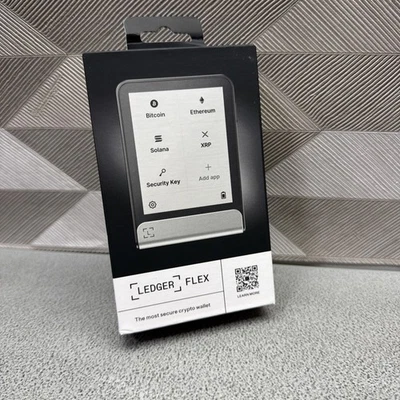 Cartera Ledger Flex Crypto Hardware TINTA ELECTRÓNICA PANTALLA TÁCTIL Foto 1 de 4