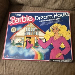 The Barbie Doll Dream House Colorforms Retro PlaySet - 2020 - Complete! - Picture 1 of 22