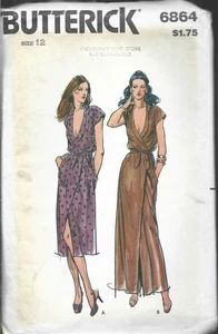 Vintage Butterick Pattern #6864-Misses Summer Dress-Size 12 - Picture 1 of 1