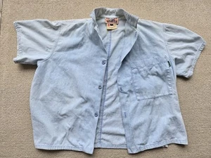 BIS Vintage Wrinkled Rich Demin Made In USA Small Womens Shirt - Picture 1 of 7