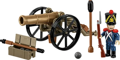 COBI-20093 Napoleon Wars French Artilleryman & Cannon Building Brick Model 96pcs