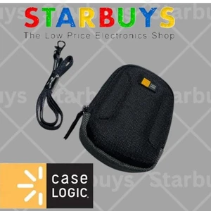 Compact Portable Digital Camera Case Pouch (Black) Weatherproof with carry strap - Picture 1 of 5