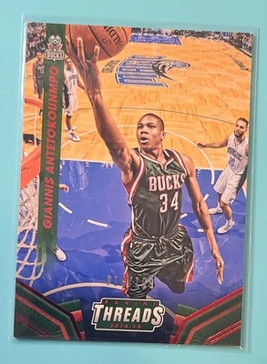 2014-15 Panini Threads - Giannis Antetokounmpo Century Proof Red 14/199 No.64 - Image 1 of 4
