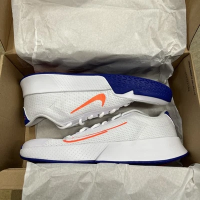 NikeCourt Vapor Lite 2 HC White Hyper Royal Crimson Dv2018-106 Men’s Size 10 NIB - Image 1 of 4