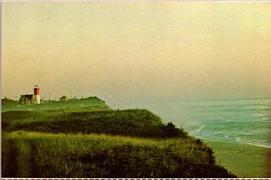 Postcard Lighthouse Nauset Light Cape Cod National Seashore MA - Picture 1 of 2
