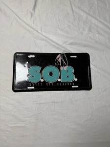 S.O.B. Vintage Metal Vanity Front Plate Sweet Old Buzzard Funny Gag Gift - Picture 1 of 10