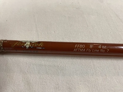 Caña de pescar con mosca Fenwick FeraLite No. 7 FF80 8’ 4 oz. AFTMA Fly 2 piezas con tubo Foto 1 de 4