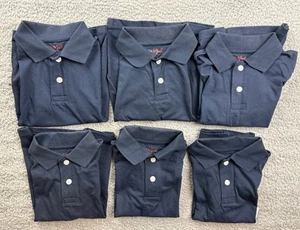 Cat & Jack Kids Size XS (4-5) Short Sleeve School Uniform Polo Shirt Lot of 6 - Picture 1 of 6