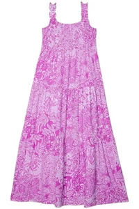 Lilly Pulitzer Kid's Girl Mini Hadly Maxi Dress Wild Fuchsia - Picture 1 of 1