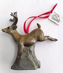 Big Sky Carvers Guss Laufbock Figur/Ornament - Breite 4", Höhe 4" - Bild 1 von 1