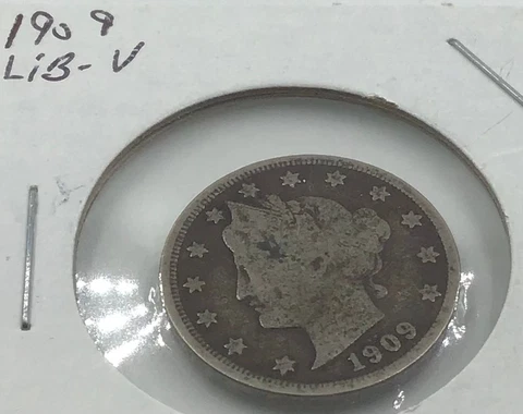 1909 Liberty Victory Nickel Good Cover