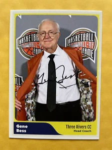 GENE BESS autograph THREE RIVERS CC Naismith Hall of Fame HOF custom card signed - Picture 1 of 2