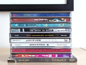 Grunge hard rock CD lot Pearl Jam Rage Against Machine Bush Live STP Nirvana 90s - Picture 1 of 16