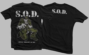 Vintage S.O.D - Stormtroopers of Death Band Baumwolle schwarz S-5XL Unisex Shirt BL335 - Bild 1 von 3