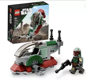 LEGO Star Wars Boba Fett's Starship Microfighter Building Toy Set 75344 (85 Pcs) - Picture 1 of 2