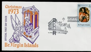 Golden Gate Bridge Postmark on Virgin Islands First Day Cover 1973 FDC - Picture 1 of 3