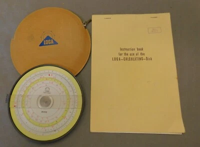 Loga 30 R C  Circular Slide Rule / Calculating Disc C. 1960s Calculation Device - Image 1 of 4