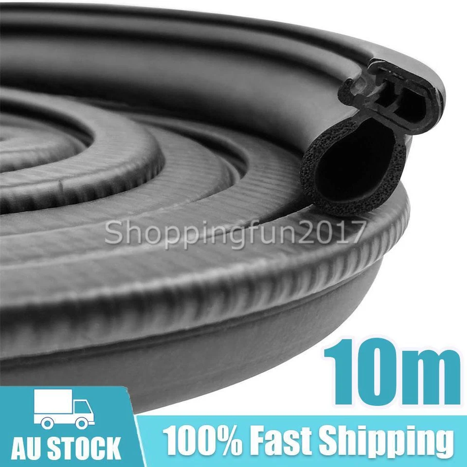 10m Bulb Pinchweld Rubber Pinch Weld Trim Toolbox Car Van Boot Door Edge Seal X - image 1 of 4