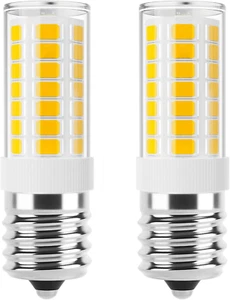LED Microwave Light Bulbs under Hood 40W Equivalent, E17 LED Bulb Dimmable for R - Picture 1 of 7