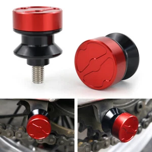Swingarm Sliders Spools Stand Bobbins Swing Arm Fit For Yamaha MT-01 MT-03 Red - Picture 1 of 12