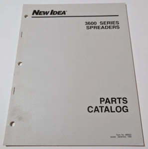 AVCO Nuevo Idea Serie 3600 Esparcidores Catálogo Piezas 12/92 (988020) - Imagen 1 de 2