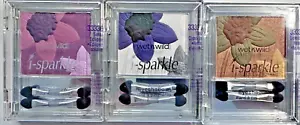 3 Pack Wet n Wild~I-Sparkle Eye Shadow Flora Full Size Color Eyeshadow & Mirror - Picture 1 of 10