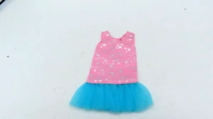 Barbie VTG Sneak Preview 1991 Calendar Bonus Outfit Pink Star Dress  - Picture 1 of 6